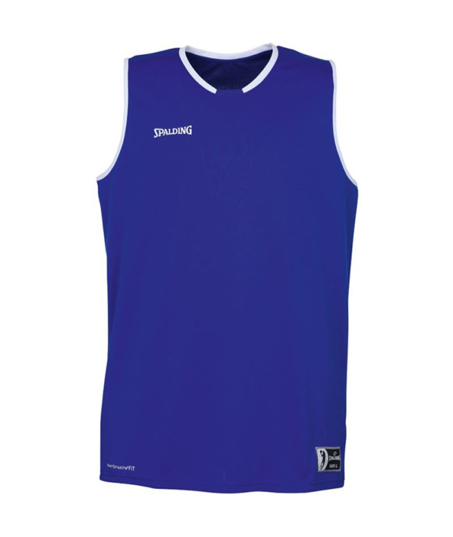 Camiseta Basquetebol Spalding Homem de Move Blue/White