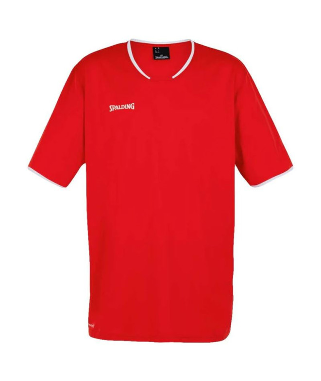 T-shirt Basket-ball Spalding Homme de Move Shooting Rouge/Blanc