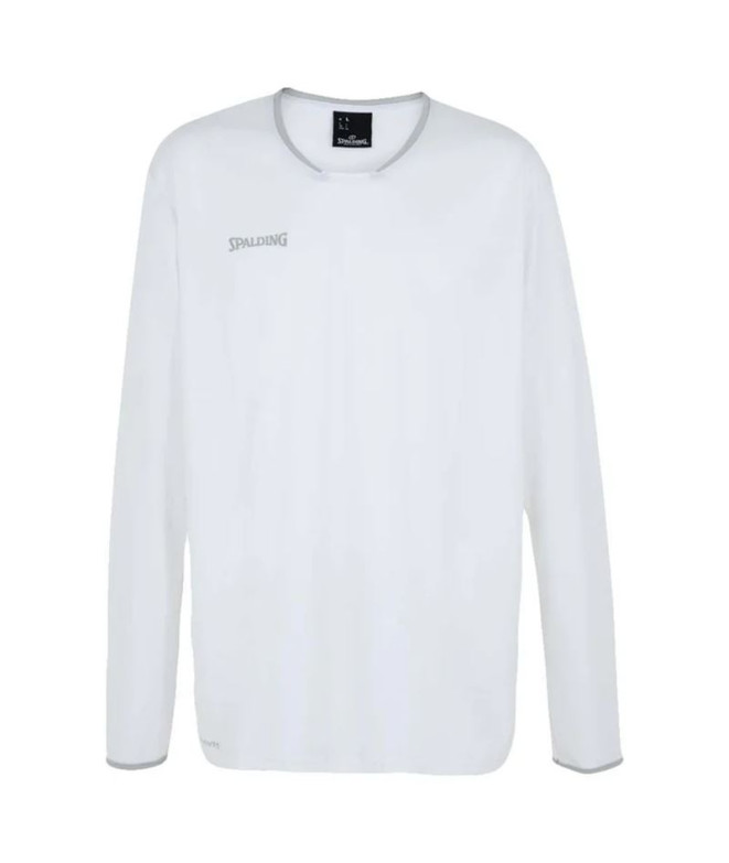 Camiseta Basquetebol Spalding Homem from Move Shooting L/S Branco/Cinzento