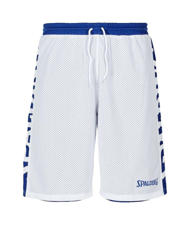 Calça Basquetebol Spalding Homem da Essential Reversible Azul/Branco