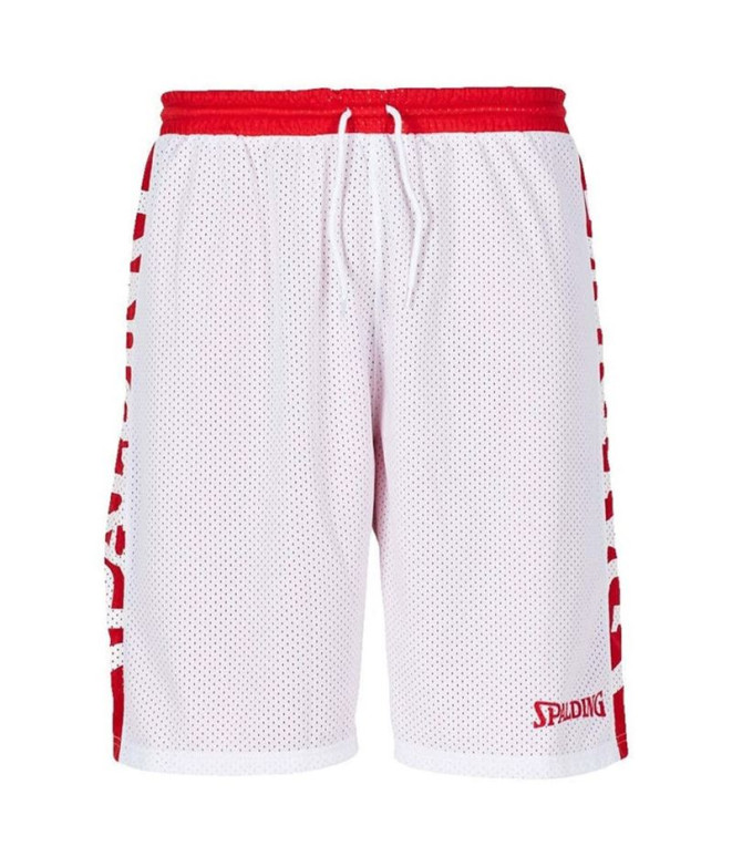 Pantalons Basket-ball Spalding Homme de Essential Réversible Rouge/Blanc