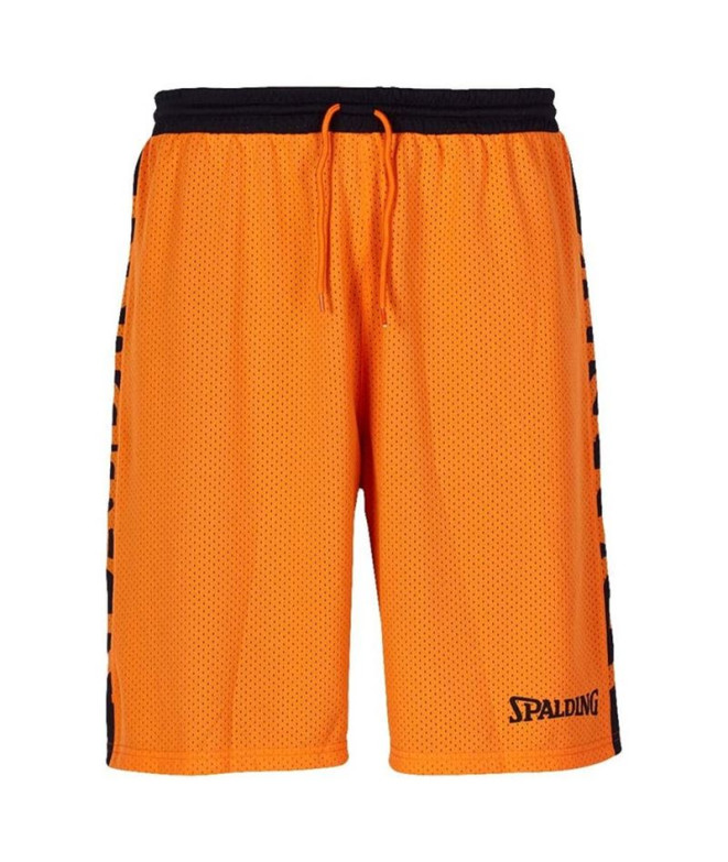 Pantalons Basket-ball Spalding Homme de Essential Réversible Noir/Orange