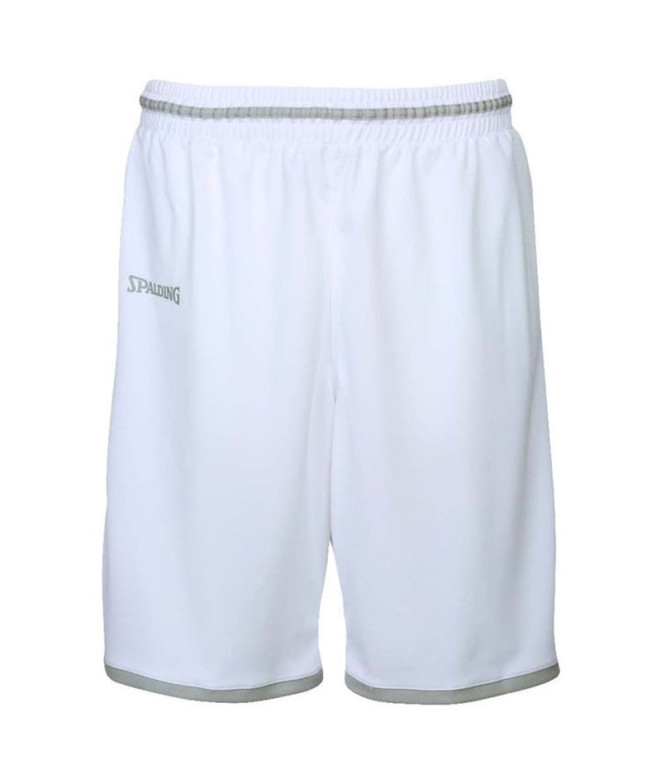 Calça Basquetebol Spalding Homem de Move White/Silver Grey