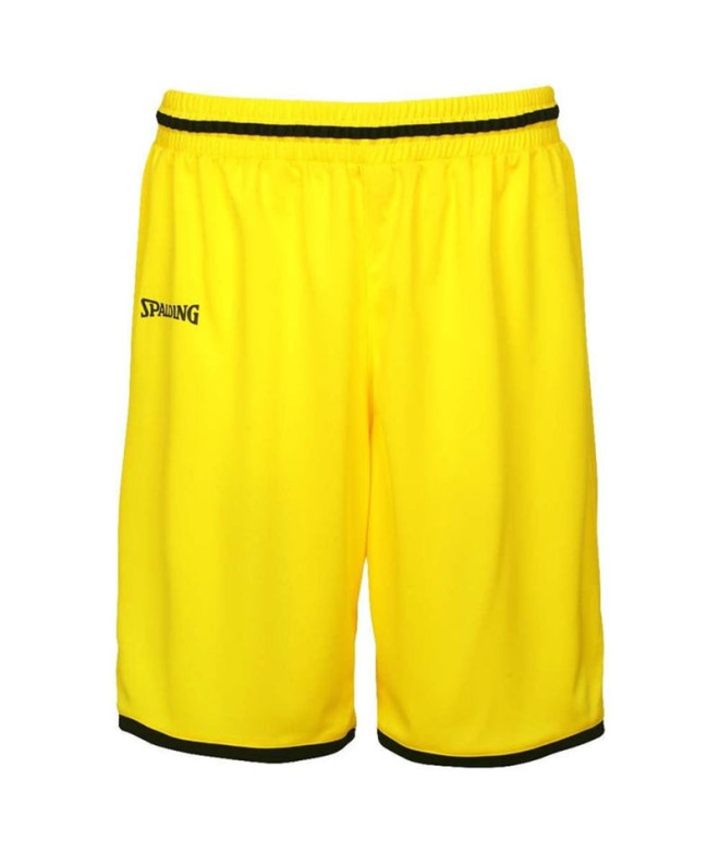 Calça Basquetebol Spalding Homem de Move Yellow/Black Lime (Amarelo/Preto)