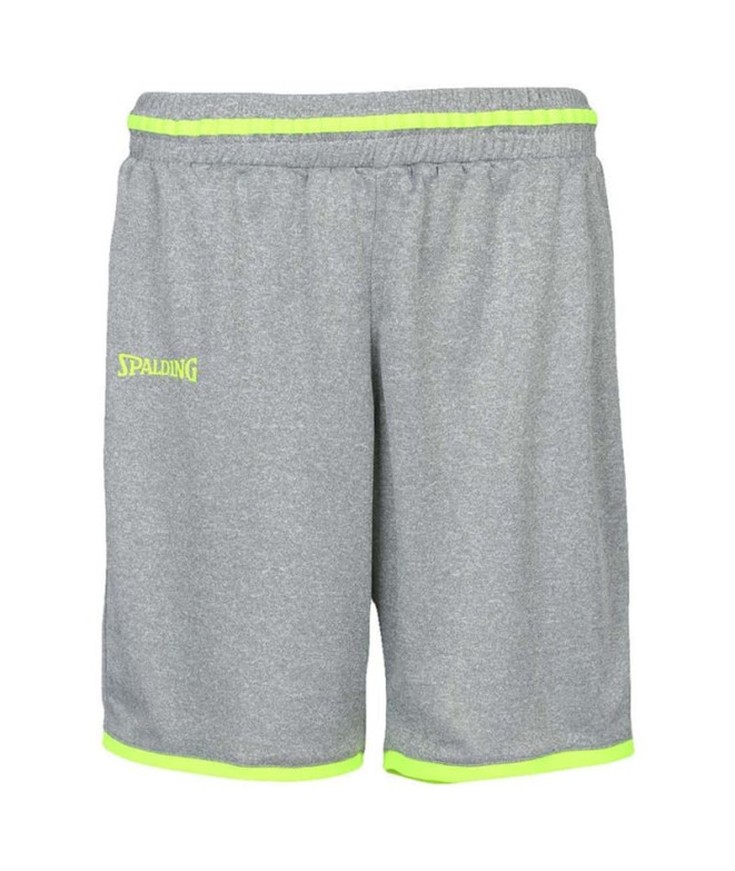 Calça Basquetebol Spalding Mulher de Move Melange cinzento/amarelo fluo