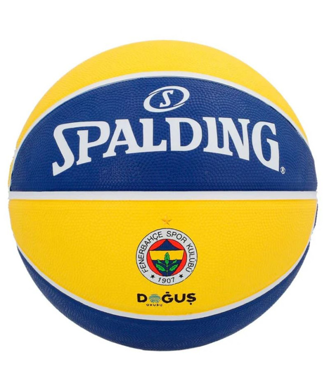 Balle Basket-ball Spalding de 2018 Euroleague Team Sz7 Rubber - Fenerbahce