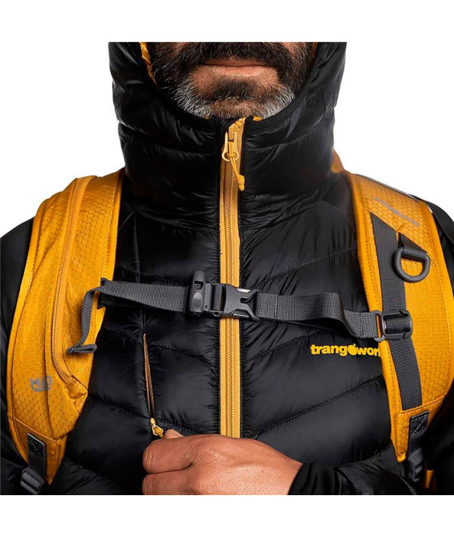 Casaco Trangoworld Homem Medel Preto/Amarelo