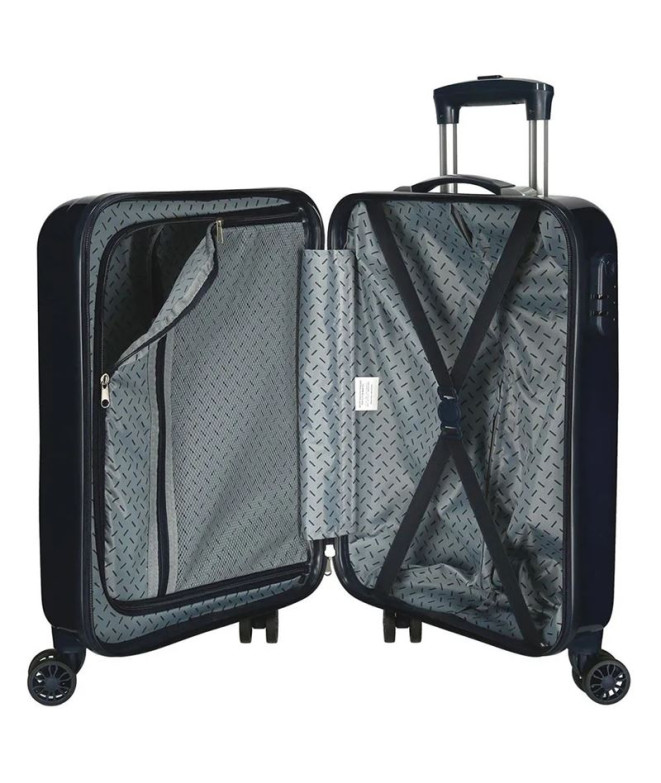 Trolley Marvel Abs 55Cm.4R.Spiderman Action Azul