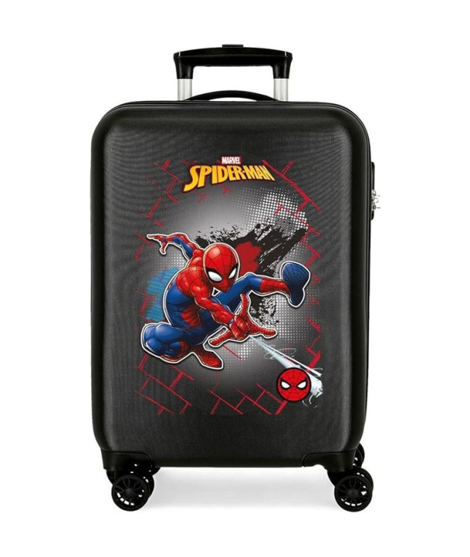 Chariot Marvel Abs 55Cm.4R.Spiderman Rouge Noir Noir