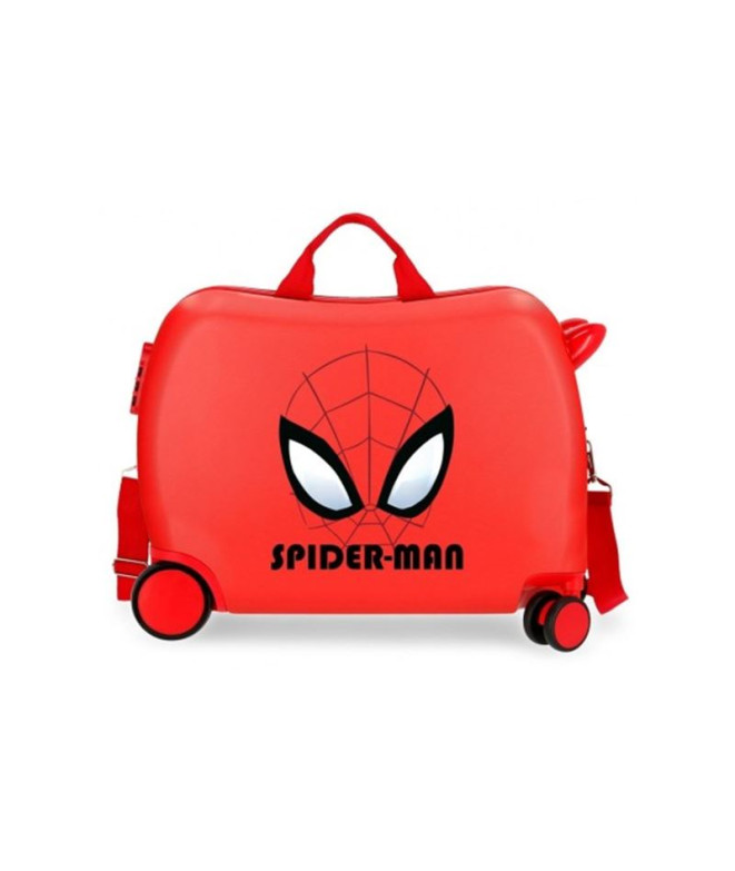 Mala Infantil Marvel Abs 4R. (2 Multi) Homem-Aranha Autêntico Vermelho