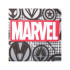 Mochila Marvel 38Cm. Heróis da Marvel Preto