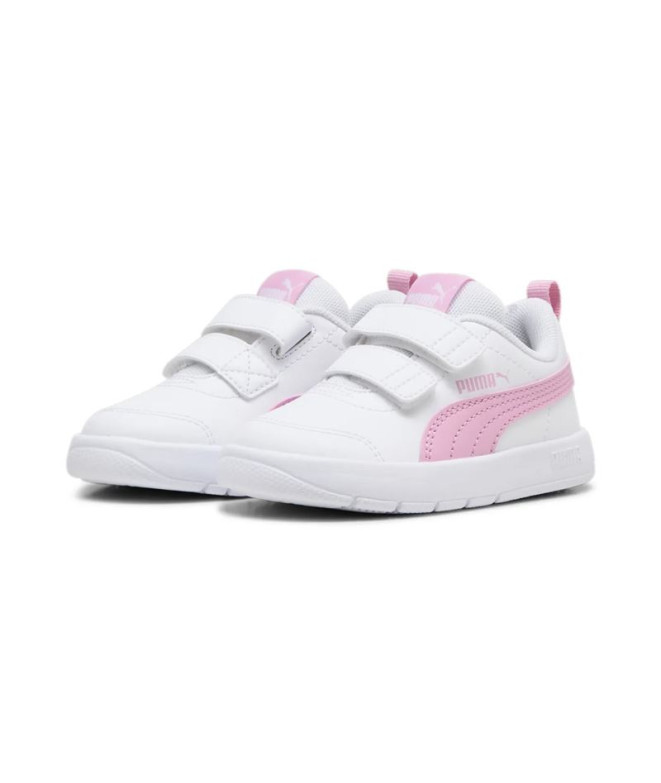 Sapatilhas Puma Courtflex V3 V Infantil Branco...