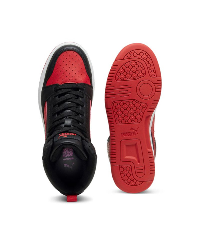 Zapatillas Puma Rebound V6 Mid Negro Infantil