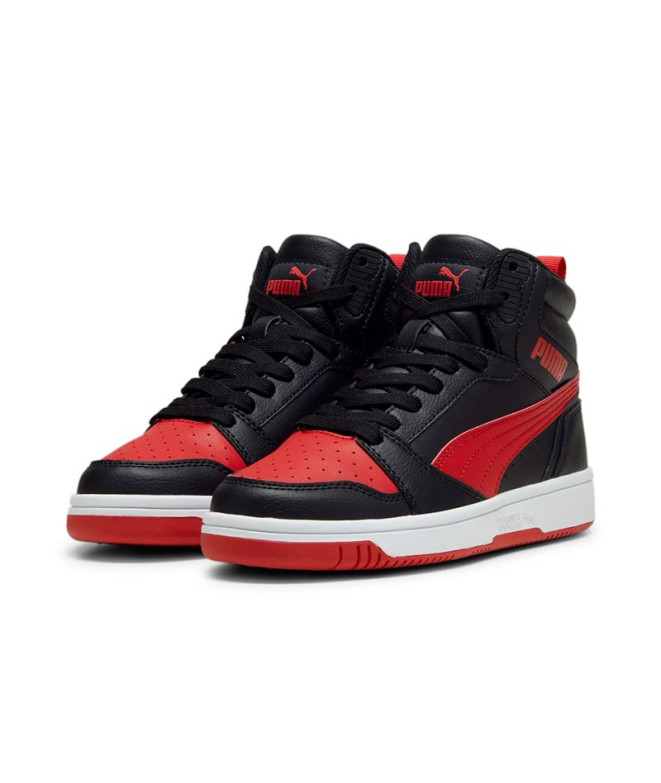 Zapatillas Puma Rebound V6 Mid Negro Infantil