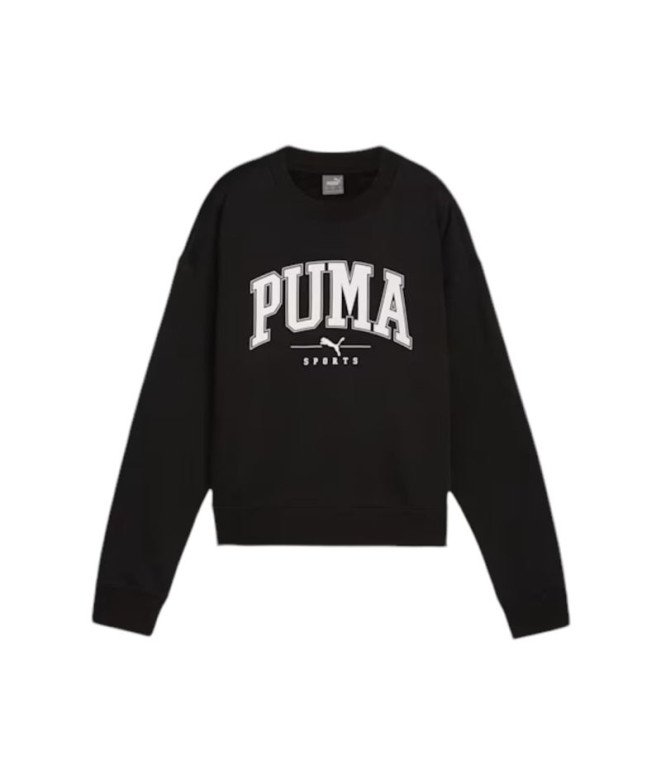 Moletom Casual Puma Squad Crew Fl Mulher