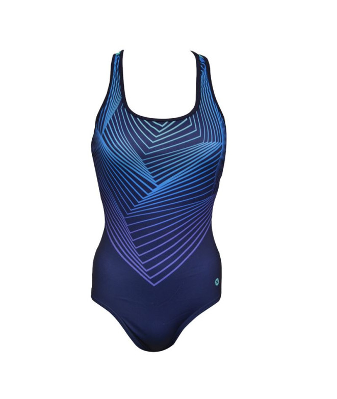 Bañador de Natación Ras Ronda Sport Back Swimsuit Mujer Morado