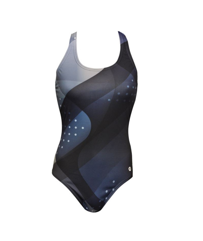 Bañador Ras Sandy Classic Back Swimsuit Mujer Negro