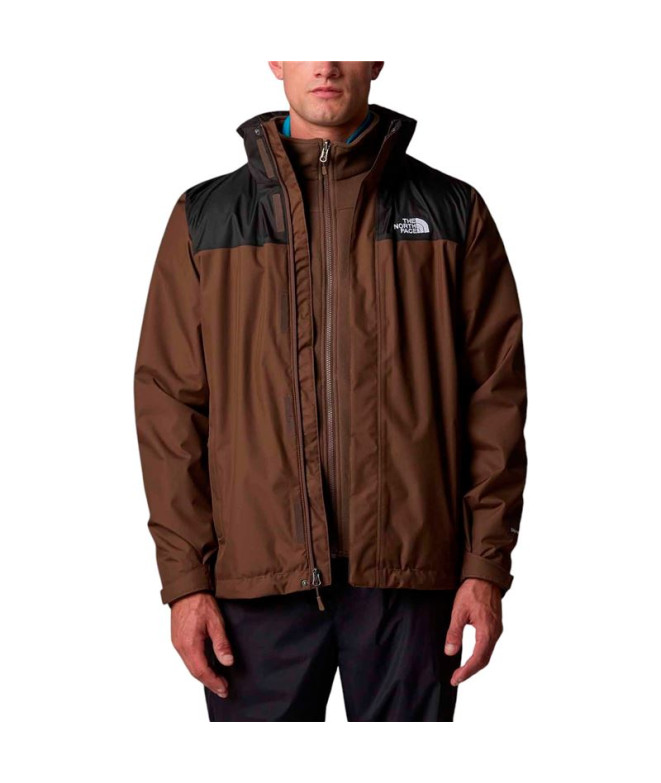 Casaco Montanha The North Face by Evolve Ii Triclimate Castanho Homem