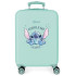Maleta Disney Abs 55Cm 4R Stitch Cuddle Me Happy Turquesa