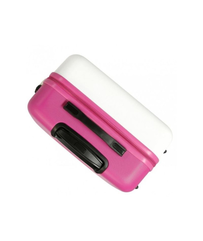 Valise Disney Abs 65Cm 4W Adorable Stitch Blanc