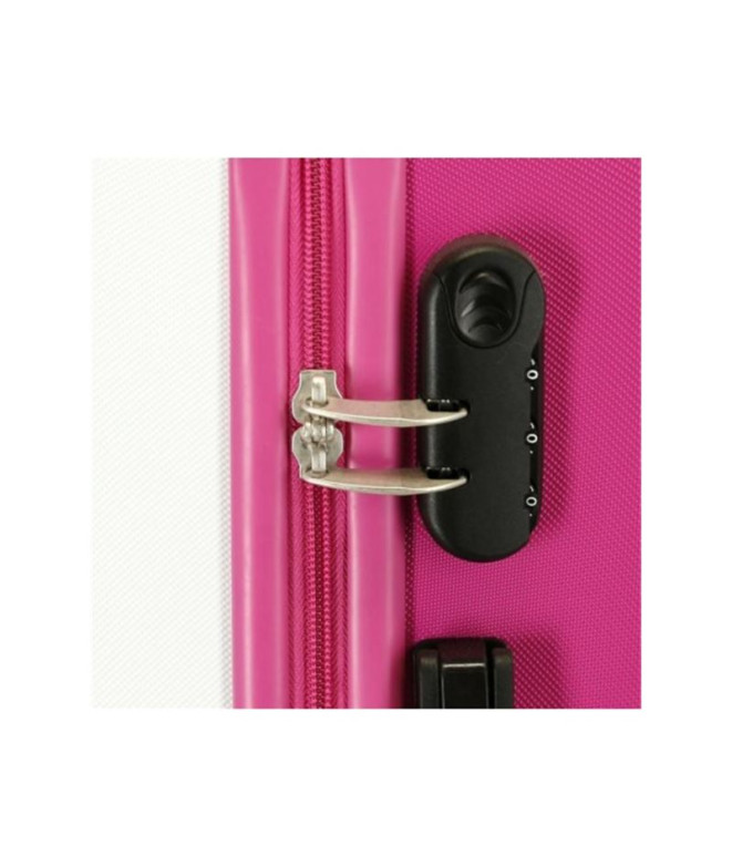 Valise Disney Abs 65Cm 4W Adorable Stitch Blanc