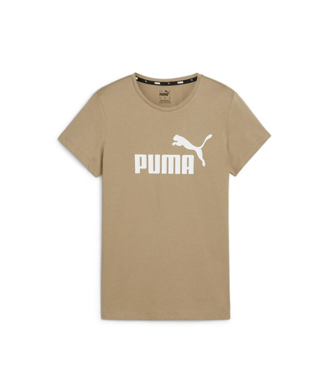 Camiseta Casual Puma Essentials Logo (S) Mujer