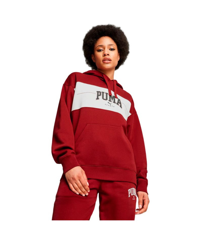 Moletom Casual Casaco com capuz Puma Squad Fl...