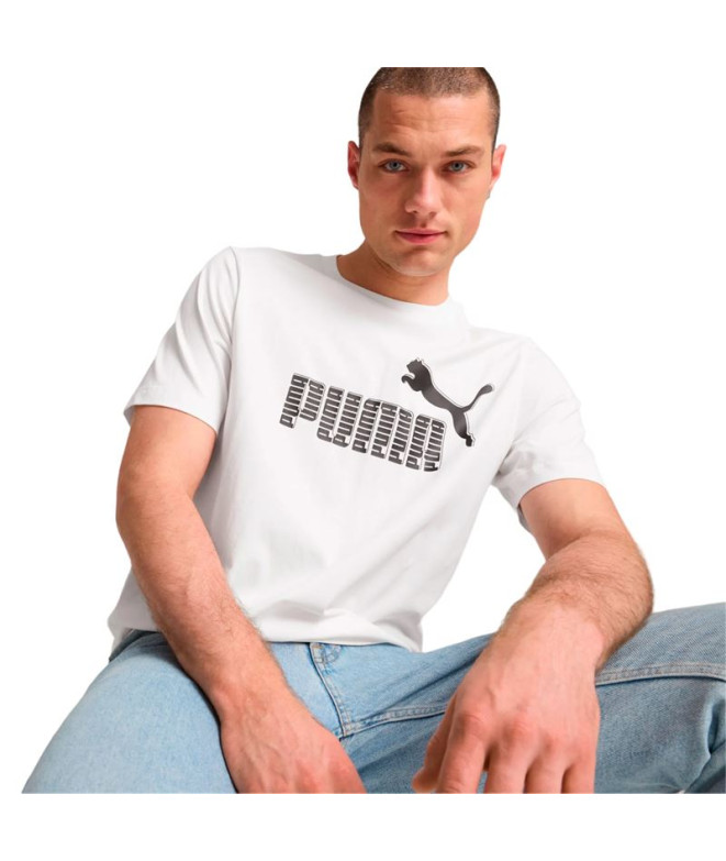 T-shirt Décontracté Logo Puma Graphics No. 1 Homme