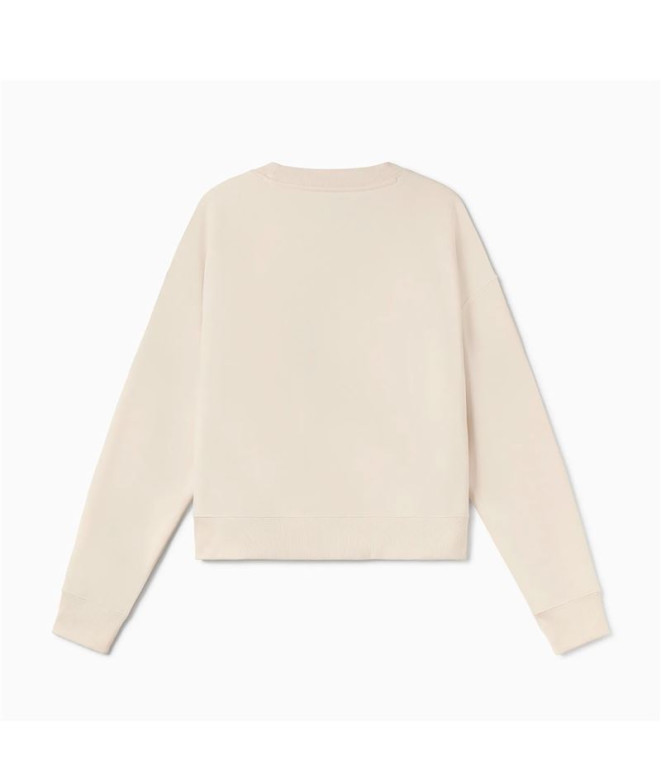 Sweat Puma Script Crew Fl Femme