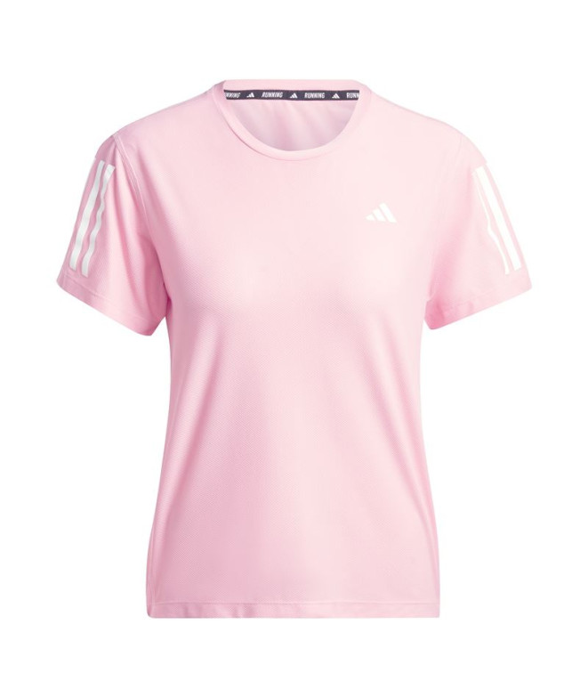 Camiseta de Running adidas Own The Run Mujer Rosa