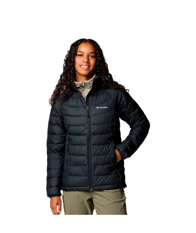 Casaco Montanha Columbia Powder Lite™ II Full Zip Preto Mulher