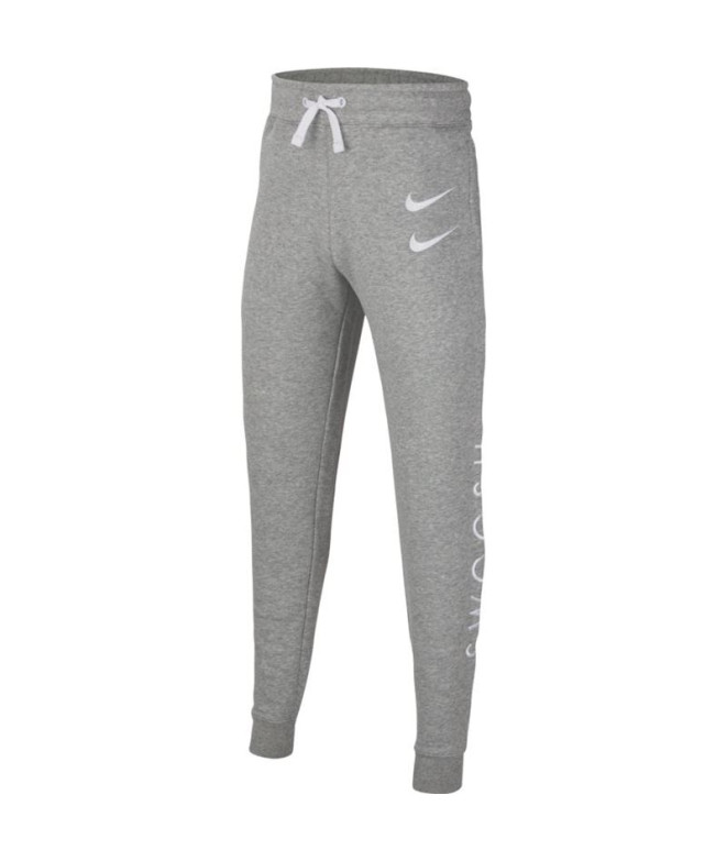 Calças Sportswear Nike Swoosh Cinzento