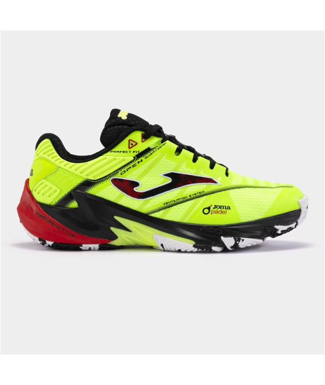 Zapatillas Joma Open 2411 Amarillo Flúor Hombre