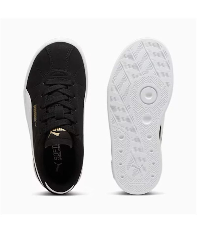 Chaussures Puma Club II Ps Enfant Noir/Or