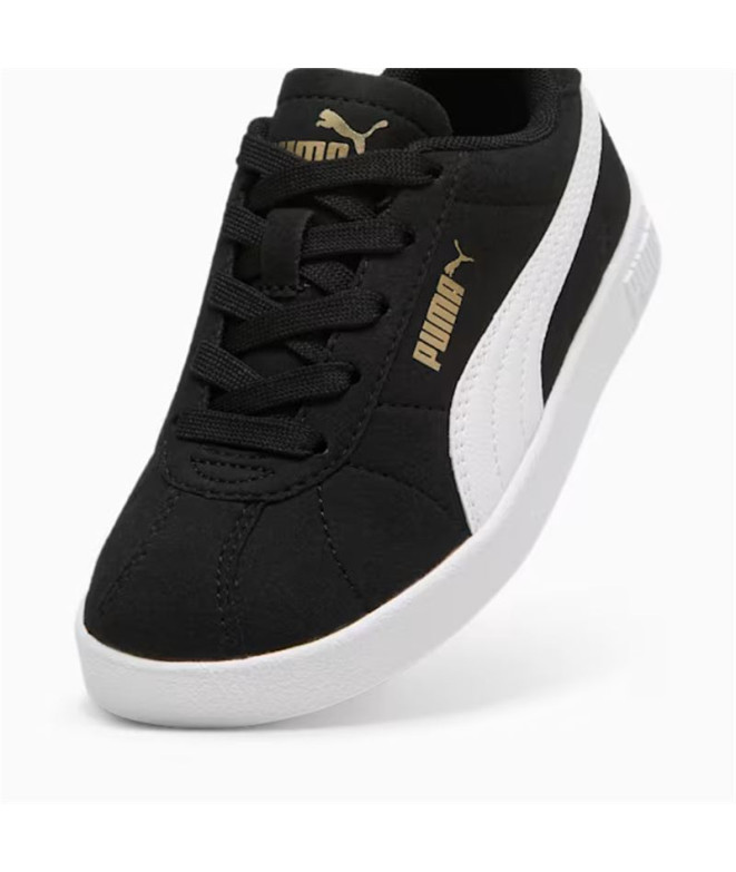 Chaussures Puma Club II Ps Enfant Noir/Or