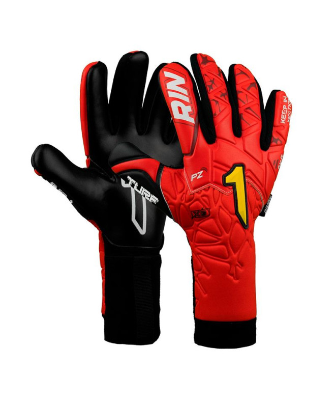 Guantes de portero Rinat Xtreme Guard Dominius Turf Basic Rojo/Negro