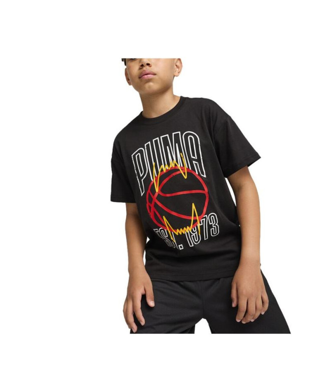 Camiseta Basquetebol de Puma Basketball Winning Shot Menino