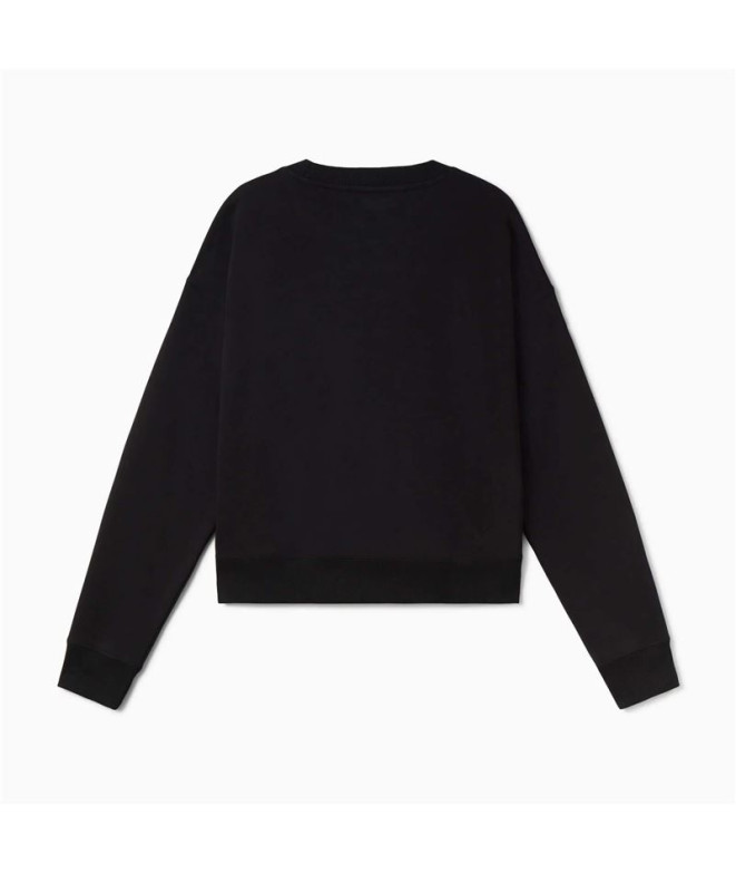 Moletom Casual Puma Script Crew Fl Mulher
