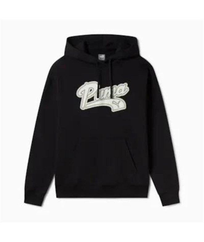 Moletom Casual Casaco com capuz Puma Script Fl Mulher