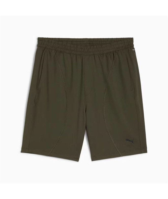 Calça Fitness Homem by Puma M Cloudspun 7" Knit Short Dark Olive