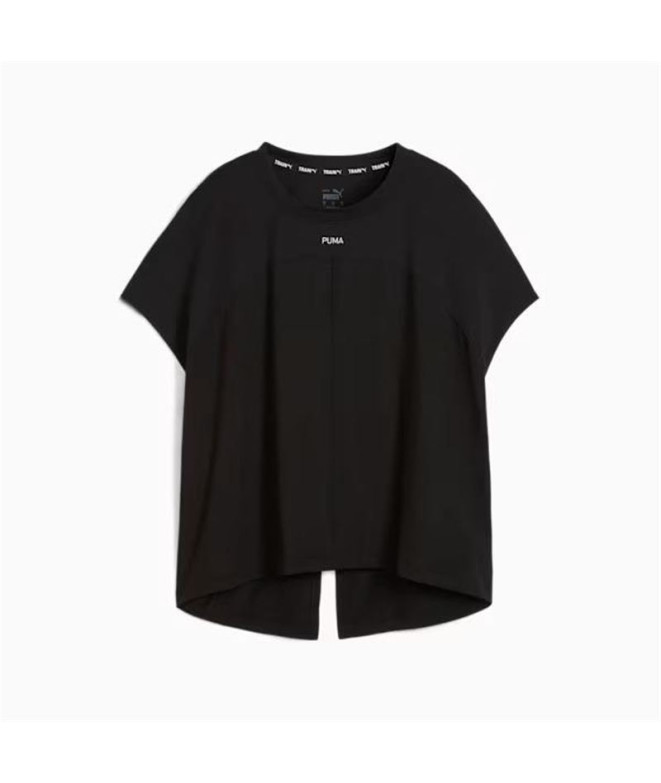 Camiseta Mulher Puma Cloudspun Mix Preto