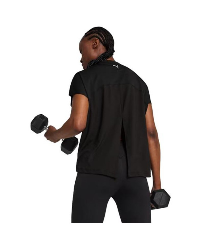Camiseta Puma Cloudspun Mix Mujer Negro