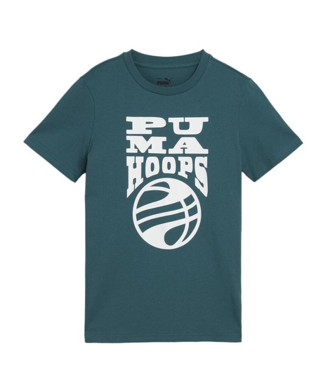 T-shirt Basket-ball par Puma Basketball Blueprint Enfant