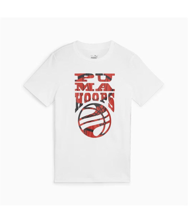 T-shirt Basket-ball par Puma Basketball Blueprint Enfant