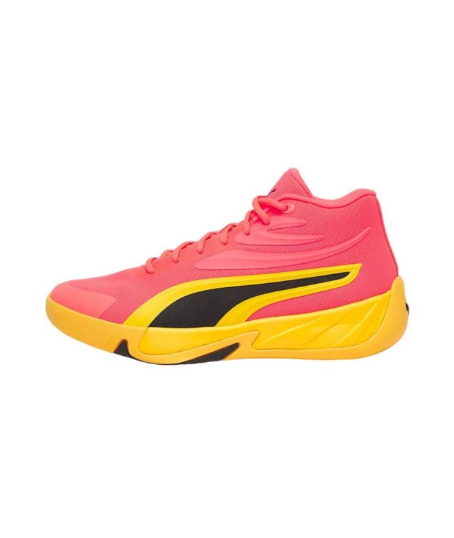 Chaussures Basket-ball Court de Puma Pro Sunset Glow/Sunshine