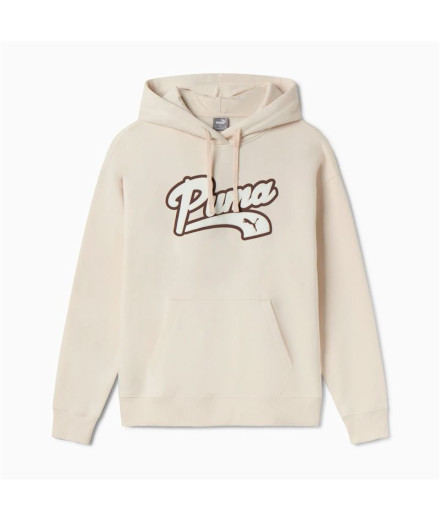 Moletom Casual Casaco com capuz Puma Script Fl Mulher