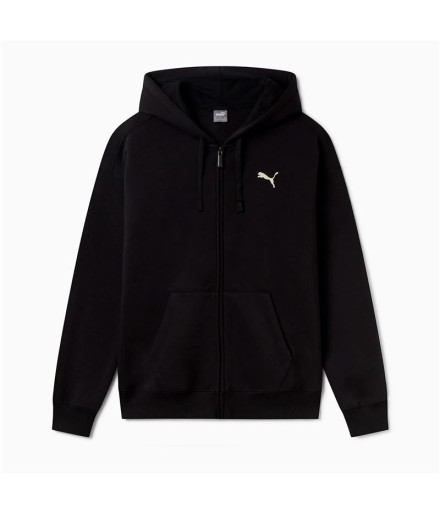 Sweat Puma Script Hoodie Fz Fl Femme