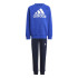 Conjunto adidas Set Infantil Pequeno Essentials Logo Jogger Fleece Azul