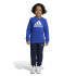 Conjunto adidas Set Infantil Pequeno Essentials Logo Jogger Fleece Azul