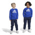 Conjunto adidas Set Infantil Pequeno Essentials Logo Jogger Fleece Azul